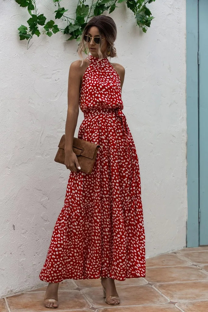 Polka Dot Long Dress