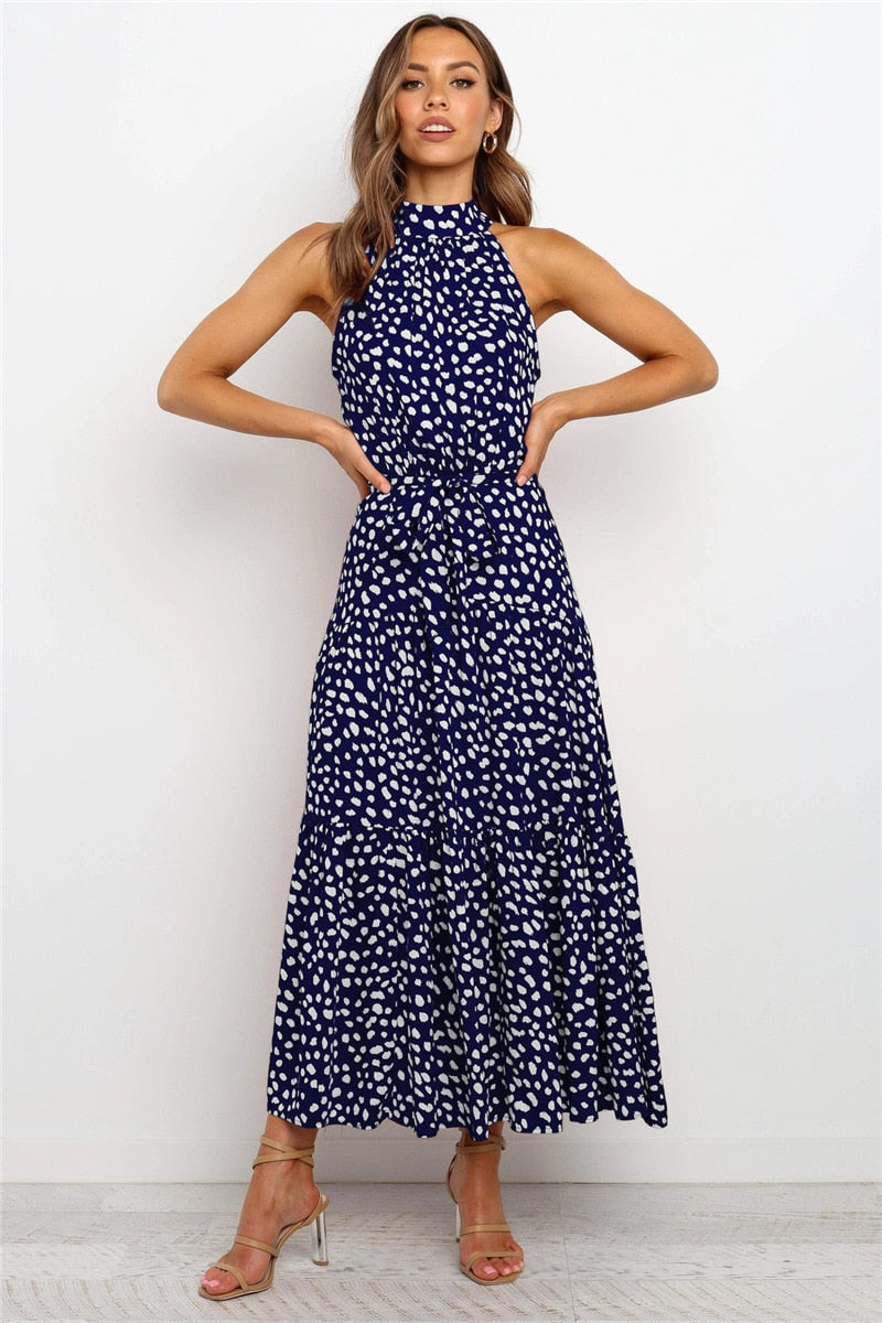 Polka Dot Long Dress