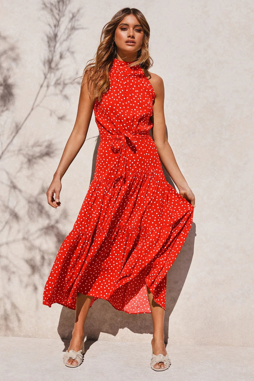 Polka Dot Long Dress