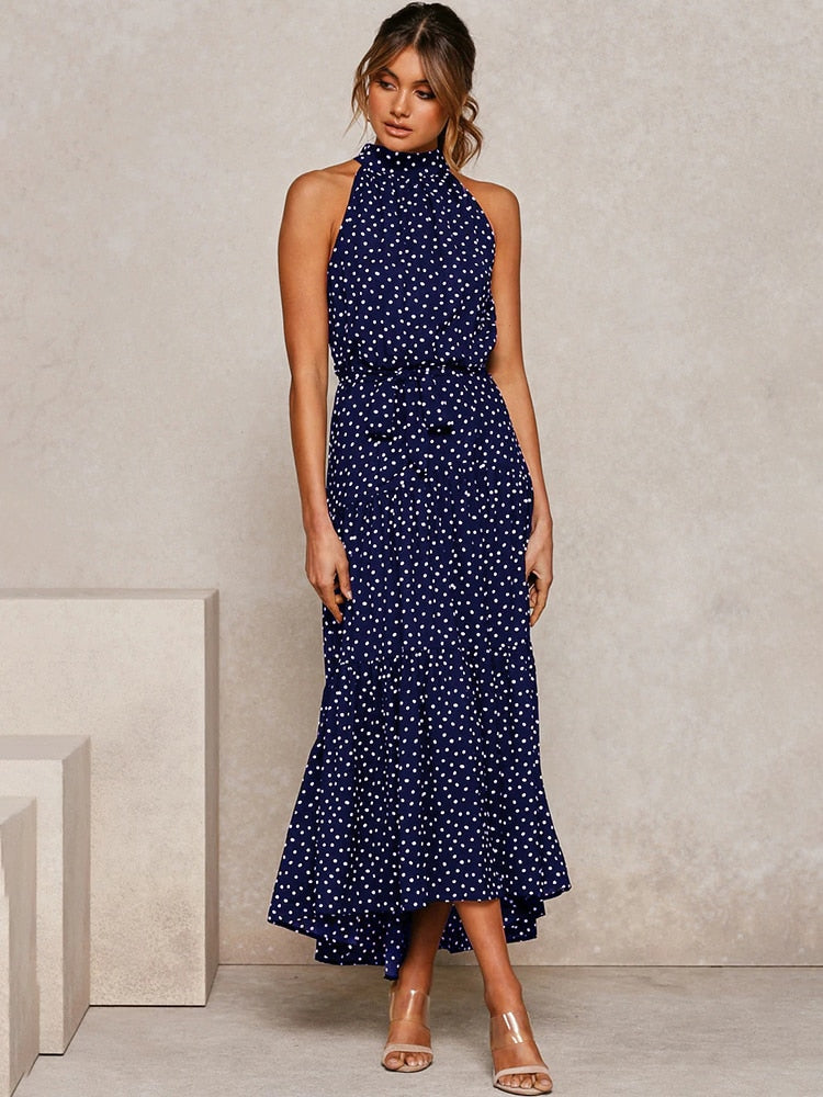 Polka Dot Long Dress