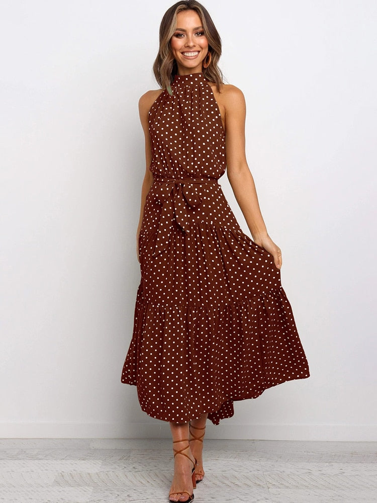 Polka Dot Long Dress