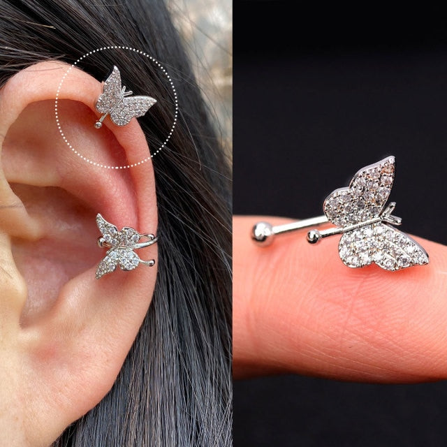Cz earrings - Minimalist earrings 