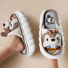 Cute Cartoon Lovely Animals Bedroom Cotton Home Shoes Indoor Thick Sole Couples Men Women